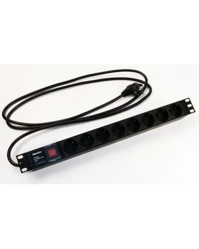 SHE19-8SH-S-2.5EU. Блок розеток 19. Hyperline в Костроме