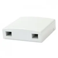 FO-WB86-FTTH-2UN-WH. Оптическая абонентская розетка. Hyperline