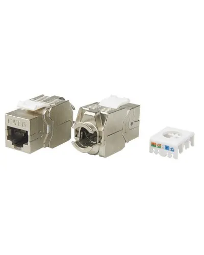 KJ8-8P8C-C6-180-TLS-SH-F-WH. Вставка Keystone Jack RJ-45. Hyperline в Костроме