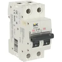 M06N 2P C 63А 6кА ARMAT (AR-M06N-2-C063). Автоматический выключатель. IEK