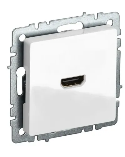 Розетка HDMI РHDMI-0-БрБ белая BRITE (BR-H10-K01). Розетка HDMI. IEK в Костроме