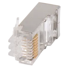 GENERICA Разъём RJ-45 FTP для кабеля кат. 5Е (20 шт) (CS3-1C5EF-G). Разъем RJ-45. IEK
