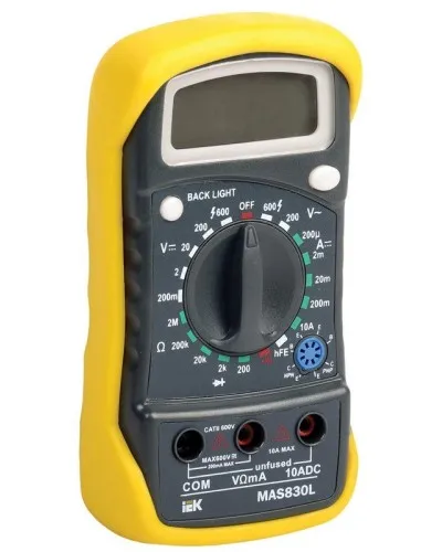 Мультиметр цифровой Master MAS830L (TMD-3L-830). Мультиметр цифровой. IEK в Костроме