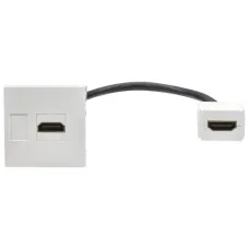 Розетка HDMI M/M PRIMER РКМ-20-10-П белый IEK (PR-KK40D-RH-0-2-K01). Розетка HDMI. IEK