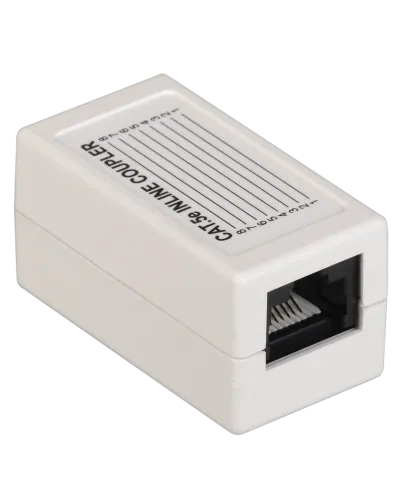 CS70-1C5EU. Проходной адаптер категория 5Е UTP тип RJ45-RJ45, белый. ITK в Костроме