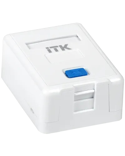 CS2-012: Корпус настенной розетки для 1 модуля Keystone Jack в Костроме