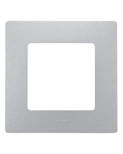 Рамка 1 пост ETIKA, алюминий (672551). Рамка. LegranD в Костроме