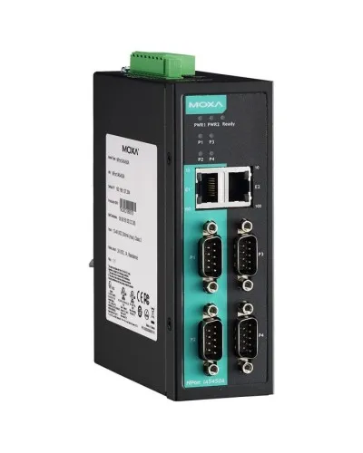 NPort IA5450A. 4-портовый усовершенствованный преобразователь. MOXA в Костроме