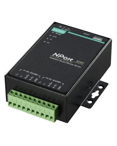 NPort 5232I. 2-портовый асинхронный сервер. MOXA в Костроме