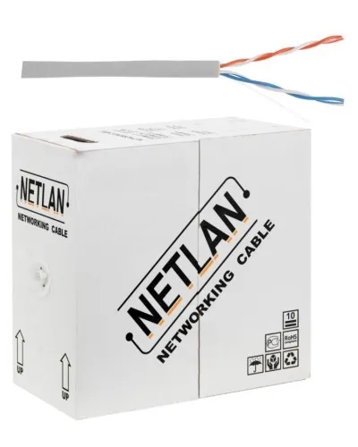 U/UTP 2pair, Cat5, In, PVC, CCA (CCA-UU002-5-PVC-GY) . Кабель «витая пара» (LAN) для структурированных систем связи. NETLAN в Костроме