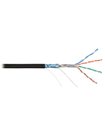 F/UTP 4pair, Cat5e, Solid, Out, PVC (NMC 4200B-BK). Кабель «витая пара» (LAN) для структурированных систем связи. NIKOMAX в Костроме