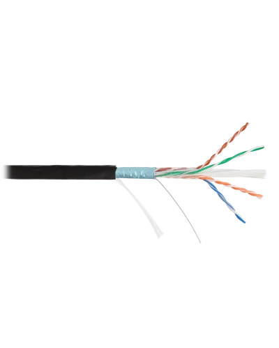 F/UTP 4pair, Cat6a, Solid, Out, PVC (NMC 4255B-BK). Кабель «витая пара» (LAN) для структурированных систем связи. NIKOMAX в Костроме