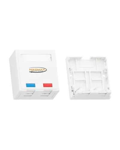 NMC-MB2P-ST-WT. Корпус настенной розетки. NIKOMAX в Костроме