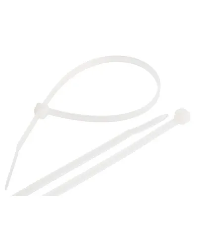 NMC-CTN100-25-SL-WT-100 (100шт). Стяжка нейлоновая неоткрывающаяся. NIKOMAX в Костроме