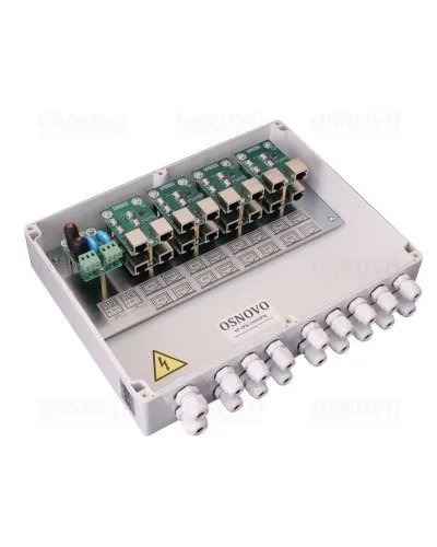 SP-IP8/1000PW. Устройство грозозащиты цепей Ethernet. OSNOVO в Костроме
