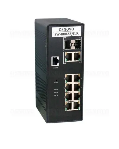 SW-80822/ILR. Коммутатор 10-портовый Gigabit Ethernet с PoE. OSNOVO в Костроме