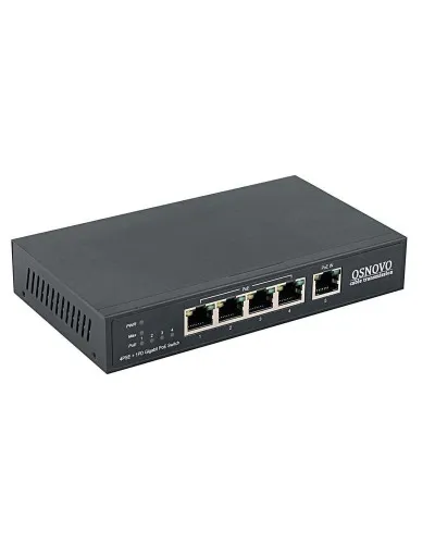 SW-8050/D. Коммутатор 5-портовый  Gigabit Ethernet с PoE. OSNOVO в Костроме