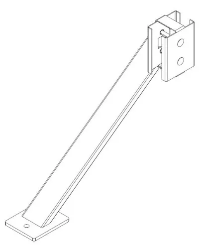 PERCo-MB-16.9. Упор для стоек секции ограждения. PERCo в Костроме