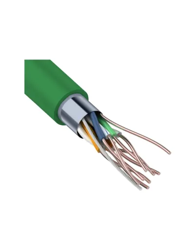 F/UTP, CAT 5e, нг(А)-LSLTx, 4х2х0,52мм, 24AWG, INDOOR, SOLID, зеленый, 305м REXANT (01-0161). Кабель «витая пара» (LAN) для структурированных систем связи. Rexant в Костроме
