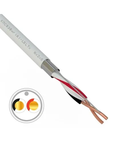КПСВЭВнг(А)-LSLTx 1х2х1,0 REXANT (01-4872-1). Кабель для систем передачи данных пониженной пожароопасности c низким дымо- и газовыделением, с низкой токсичностью продуктов горения. Rexant в Костроме
