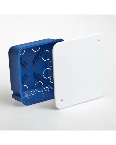 Коробка TYCO 100х100х45 (10160). Коробка ответвительная с крышкой для скрытого монтажа. RuVinil в Костроме