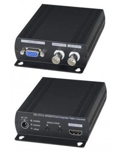 AD001HD4. Преобразователь-разветвитель AHD/HDCVI/HDTVI в HDMI/VGA/CVBS. SC&T в Костроме