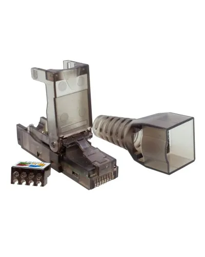 Коннектор 8P8C UTP 6A (RJ-45) безынструментальный (10-0239). Разъем RJ-45. SUPRLAN в Костроме