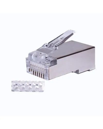 Коннекторы 8P8C FTP Cat.6 3U (RJ-45) (100шт) (10-0202). Разъем RJ-45. SUPRLAN в Костроме