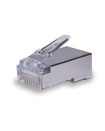 Коннекторы 8P8C FTP Cat.5e (RJ-45) (100шт) (10-0231). Разъем RJ-45. SUPRLAN в Костроме