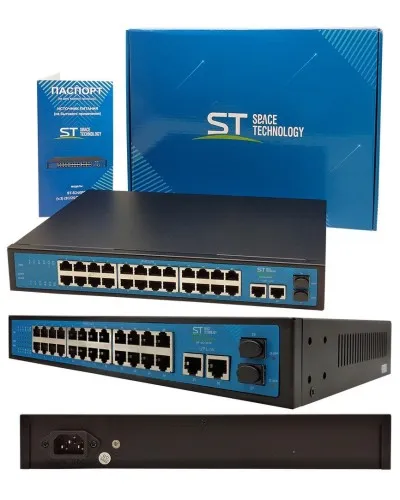 ST-S242POE (версия 2). Сетевой PoE коммутатор . Space Technology в Костроме
