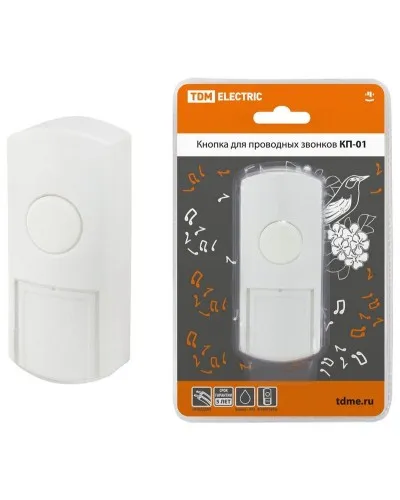 КП-01 (SQ1901-0019). Кнопка для проводных звонков. TDM ЕLECTRIC в Костроме