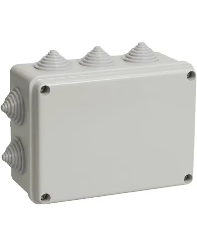 Коробка ОП 150х110х70мм, крышка, IP44, 10 гермовводов (SQ1401-1241). Распаячная коробка. TDM ЕLECTRIC в Костроме