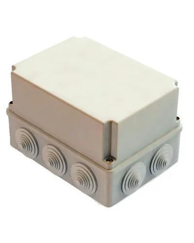 Коробка ОП 190х140х120мм, крышка, IP55, 10 гермовводов (SQ1401-1246). Распаячная коробка. TDM ЕLECTRIC в Костроме