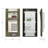 БВД-323FCPW. Вызывная панель цветная. VIZIT