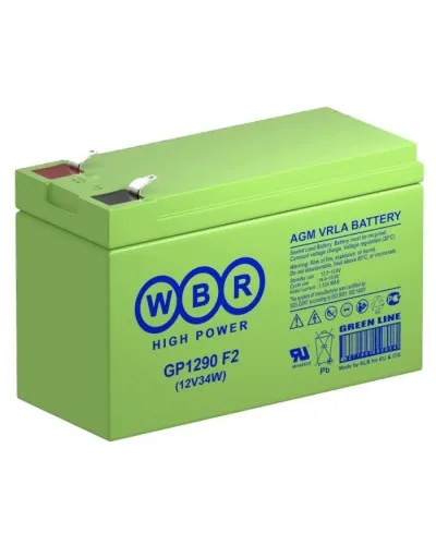 WBR GP1290 F2. Аккумулятор герметичный свинцово-кислотный. WBR в Костроме