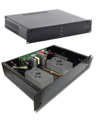 СКАТ-1200И7 RACK (СКАТ ИБП-12/5-2x17-RACK) (2142). Источник вторичного электропитания резервированный. Бастион в Костроме