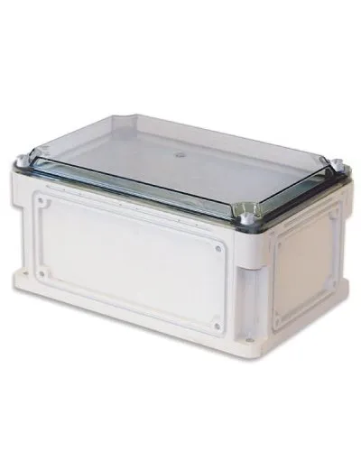 Корпус RAM box 600х300х146, высота крышки 21 мм, IP67 (563211). Корпус с фланцами и прозрачной крышкой, без монтажной платы. ДКС в Костроме