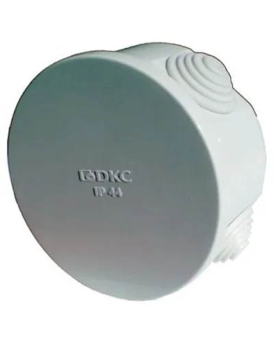 Коробка ответвительная с кабельными вводами IP44, 80х40 (53600). Коробка ответвительная. ДКС в Костроме