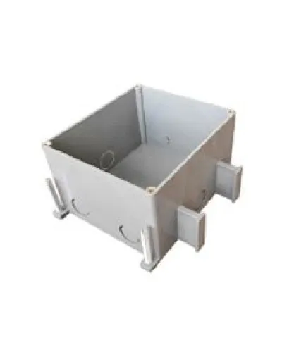 Коробка для люков в пол на 2 поста BOX/2+2ST66 (70125): Коробка для люков в пол на 2 поста 45х45мм + 2 модуля 45х22,5 (70025), пластик в Костроме