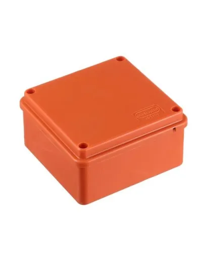 Коробка JBS100 100х100х55, 6 вых., 8P (1,5…10мм²) серая (43377HF). Коробка монтажная, огнестойкая, без галогена. Экопласт в Костроме