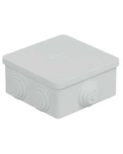 Коробка JBS080 85х85х40, 6 вых, IP44, белая (44006W-1). Коробка монтажная. Экопласт в Костроме