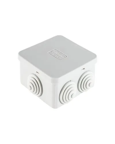 Коробка JBS070 70х70х40, 6 вых., IP44, белая (44056W-1). Коробка монтажная. Экопласт в Костроме