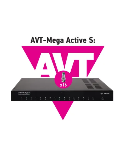 AVT-Mega Active S. 16-ти канальный комплект для передачи AHD/CVI/TVI 5Mp/4Mp/1080p. Инфотех в Костроме