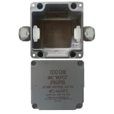 МКС Мороз, 2В, IP66/IP68, серый. Коробка коммутационная металлическая. Магнито-Контакт