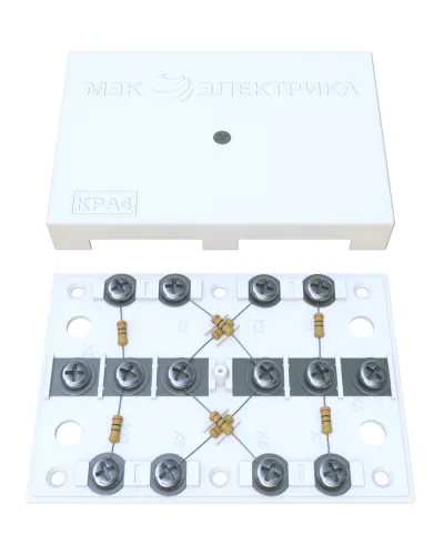 KRA-4 300 Om white (MEC42103). Коробка на 4 абонента. МЭК-Электрика в Костроме