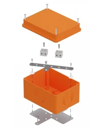 Коробка огнестойкая 150х110х90 E15-E120 для о/п (40-0351-FR1.5-4). Коробка огнестойкая для открытой установки. Промрукав в Костроме