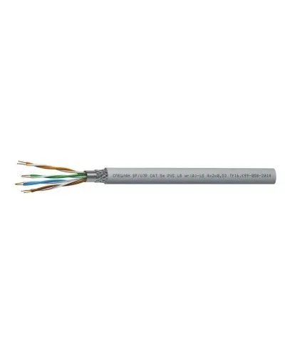 СПЕЦЛАН SF/UTP Cat 5e PVC LSнг(А)-LS 2х2х0,52. Кабель «витая пара» (LAN) для структурированных систем связи. Спецкабель в Костроме
