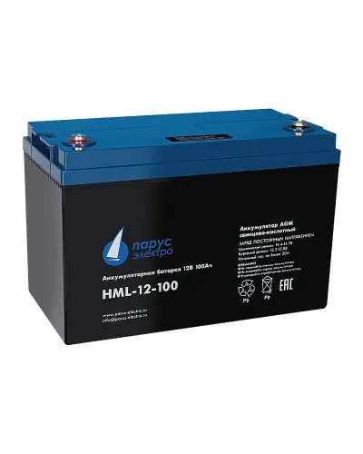 HML-12-100. Аккумулятор герметичный свинцово-кислотный. Связь инжиниринг в Костроме