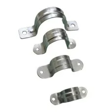 Скоба двухлапковая D10-11 (100 шт) (zeta41610) СД 10-11. Скоба металлическая двухлапковая. ЗЭТА